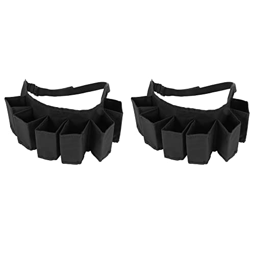 Lckiioy 2 Paquete Portátil Botella Cintura Cinturón Cerveza Bolsa de Vino Soporte para Latas de Bebidas, Negro