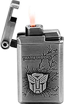 Alkey Transformers Edition Engraved ciggrette & Cigar Lighter - Pocket Lighter - Windproof Lighter Jet Flame Lighter Antique and Refillable (Unisex) (Grey)