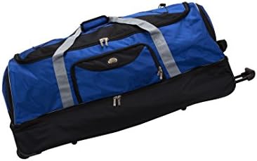 Rockland Unisex-Adult 40" Drop Bottom Rolling Duffle Bag Duffel