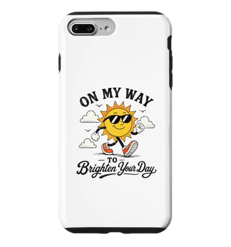 On My Way To Brighten Your Day ���B���e�[�W ���z �|�W�e�B�u �� �X�}�z�P�[�X iPhone 7 Plus/8 Plus �p