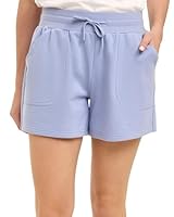 FILA Women's Ella Short Women's French Terry Short, Purple Impression, XL