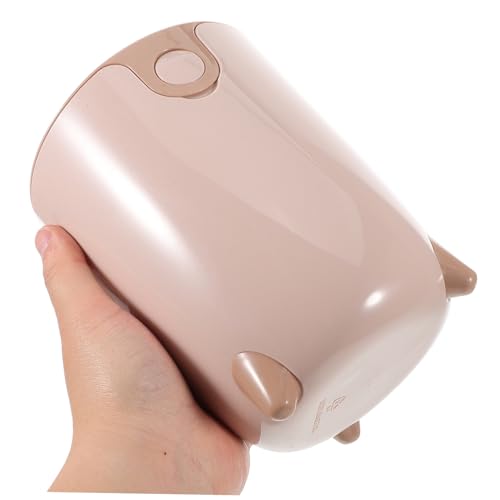 Bote de basura compacto con tapa para cocina y oficina miniatura 3