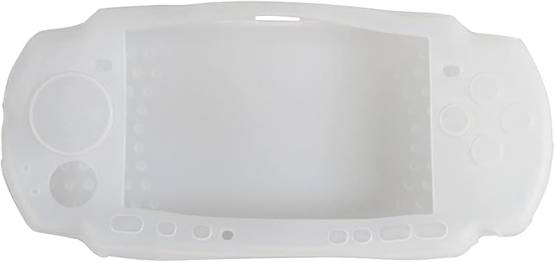Image of Silicone Protective Cover for PSP 2000 3000 Console Soft Travel Protector Skin Case (White)