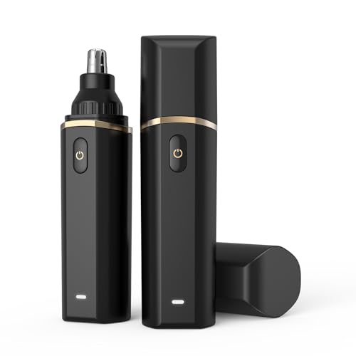 Roleader Mini Tondeuse Nez,Tondeuse Nez Rechargeable Par USB Indoloreet Professionnelle (Noir)