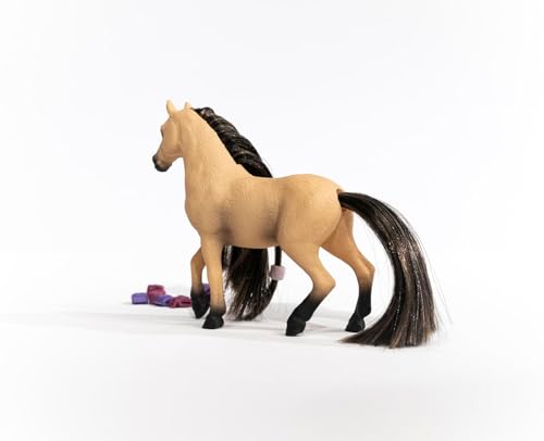 Schleich Horse Club Sofia\'s Beauties Andalusian Mare Toy Horse Set for Girls and Boys with Brushable Hair and Accessories, 14 Pieces, Ages 4+ - Thumbnail 5