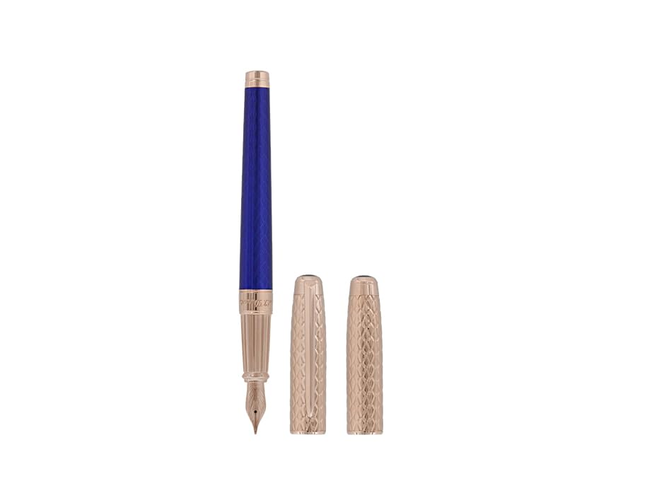 S.T. Dupont ラインD 万年筆 ホワイト デュポン Mニブ ラインD エタニティ XL 万年筆 ダイヤモンドヘッド