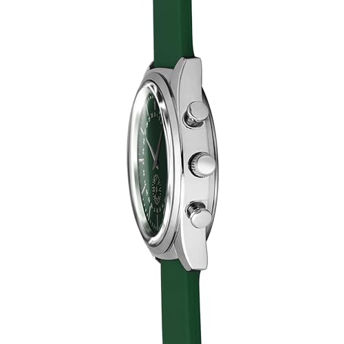Image of styledose Men's Watch Analog Quartz with Chronograph & Silicone Strap -Casual & Formal Wrist Watch for Men