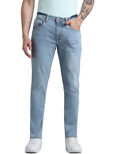 Image of Jack & Jones Men's Slim Fit Jeans | Low Rise | Jeans for Men