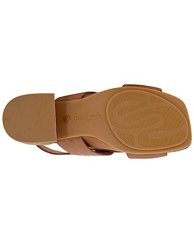 Park Interlock Leather Sandal Cognac / 114