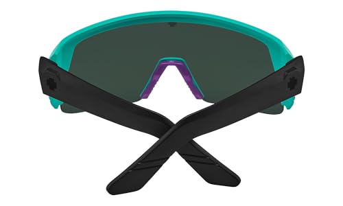 Image of SPY Optic Monolith 5050, Cylindrical Shield Semi-rimless Sunglasses, Color and Contrast Enhancing Lenses