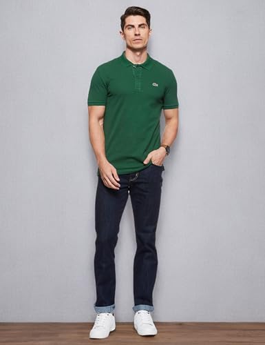 Image of Lacoste Men's Classic Pique Slim Fit Short Sleeve Polo Shirt