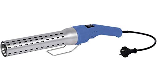 Welltop Allume-feu électrique à charbon de bois 2000 W Briquet rapide 60 secondes Super rapide avec souffleur intégré 2 modes de température (650u00b0C/60u00b0C) pour barbecue, cheminées à bois et foyers