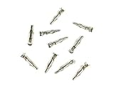 BGM Kabelschuh Set männlich für Rundstecker Zündgrundplatte / Kabelbaum 10 Stück, L=20 mm, D=2,1mm kompatibel für Vespa PK, PX Lusso, Cosa, T5 125