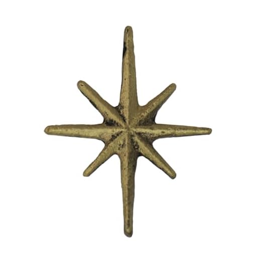 Set of 6 Antique Gold Drawer Pulls