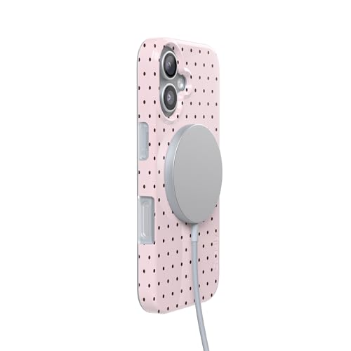 Casely iPhone 17 Case | On the Dot | Pink & Brown Polka Dot | Compatible with MagSafe | Classic Ultra Slim Design by Casely - Used condition - Image 6