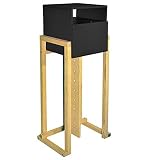 Alto135* Ancho56* Fondo46 Rojas Mobiliario Oui Home- Mueble Bar vinoteca Negro, Madera Pino Maciza