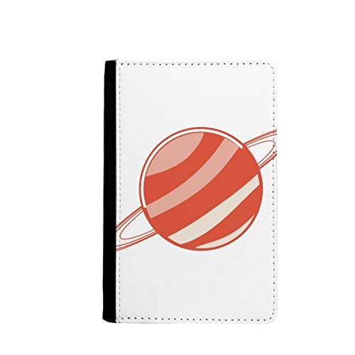 Étui portefeuille de voyage pour passeport multicolore avec motif Saturne 3.7x5.8"