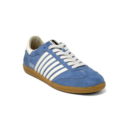 Womens Stevie Lace Up Sneakers Shoes Casual - Blue, White2