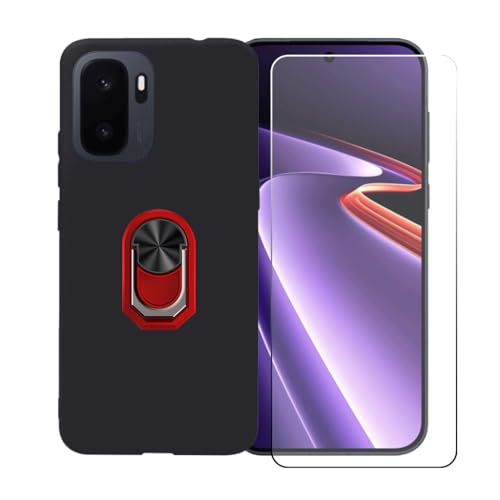 CongJiaLingXi �P�[�X �K�p �� OnePlus Ace 6 Ultra (6.78") �����O�T�|�[�g+ �����K���X�X�N���[���v���e�N�^�[�A�_��ȃV���R�[���V�F���o���p�[TPU�ی�J�o�[�������,��