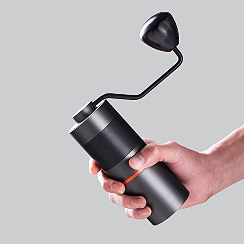 DXDUI Mini Hand Kaffeemühle Edelstahl Tragbare Espresso-Bohnenschleifer Mit Edelstahl-Ventilkern Und Langem Griff Für… – Bild 6