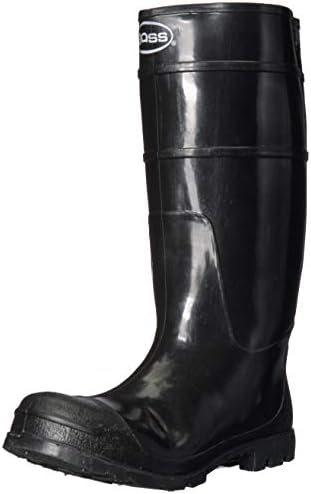 Boss 2KP200113 Men's Black Rubber Boots, Size 13