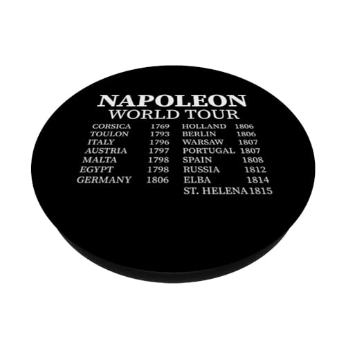 Napoléon Bonaparte World Tour - Histoire militaire de France PopSockets PopGrip Interchangeable – vue 2