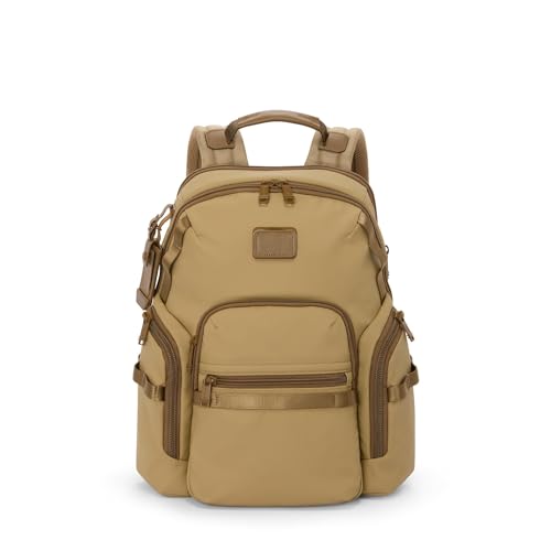 Image of TUMI - Alpha Bravo Navigation Backpack - Everyday Travel and Commute Bag - Fits Up to 15 inch Laptop - 16.0 inch X 14.0 inch X 7.3 inch - Khaki