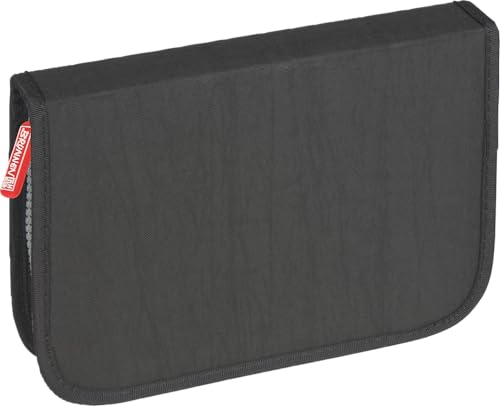 BRUNNEN Federmäppchen | 2 Klappe(n), schwarz