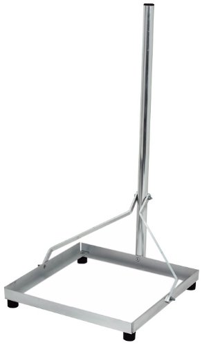 360004 Aluminium Balkonständer (1 Stück, 50 x 50 cm)