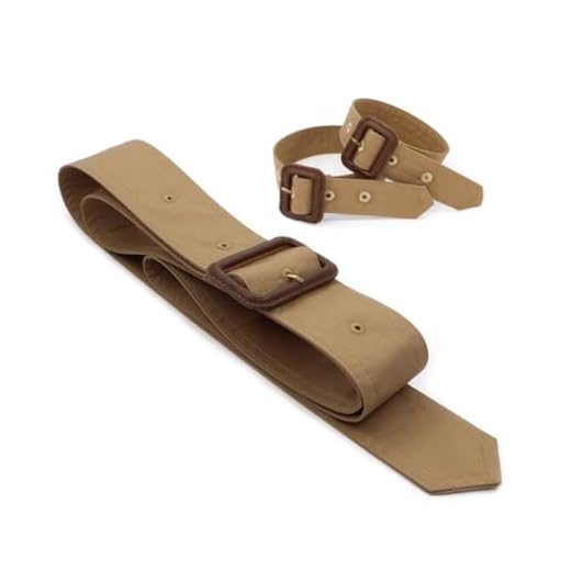 Inzegao Un ensemble de trench-coat ceinture et manchon de rechange pour manteau coupe-vent, kaki foncé, taille unique