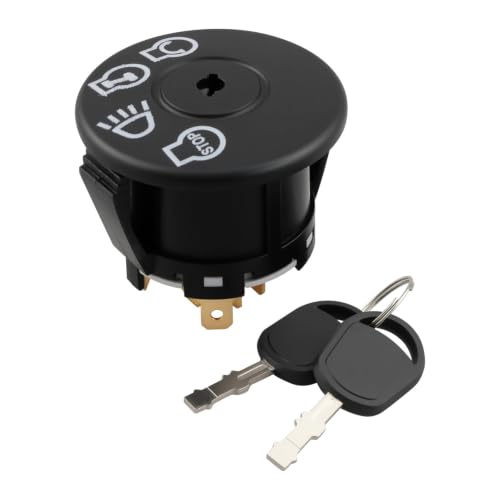 Arranque de Encendido de 7 Pines para Tractor y Cortacésped con Carcasa Negra 5