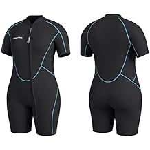 Seaskin Plus Size 3mm Shorty Wetsuit for Mens and Womens