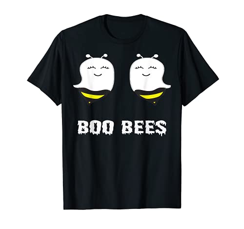 Matching Couples Family Boo Bees Ghost Funny Halloween Maglietta