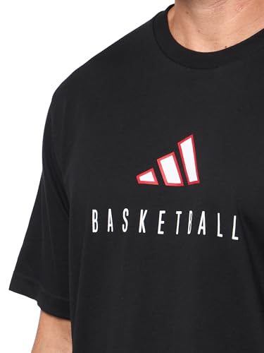 adidas Men's Worldwide Hoops Logo Performance Graphic T-Shirt3