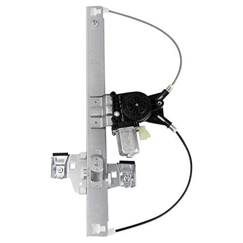 Image of TRQ Rear Left Power Window Regulator & Motor Assembly Drivers Side Compatible with 2004-2008 Pontiac Grand Prix