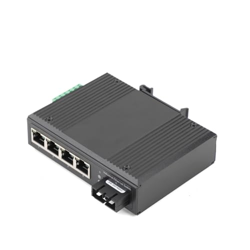 Commutateur POE de qualité industrielle boîtier durci 2 ports SC 4 ports RJ45