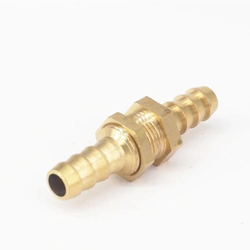 Reductor de latón de 6mm a 4mm con conector de manguera hexagonal tipo mampara 5