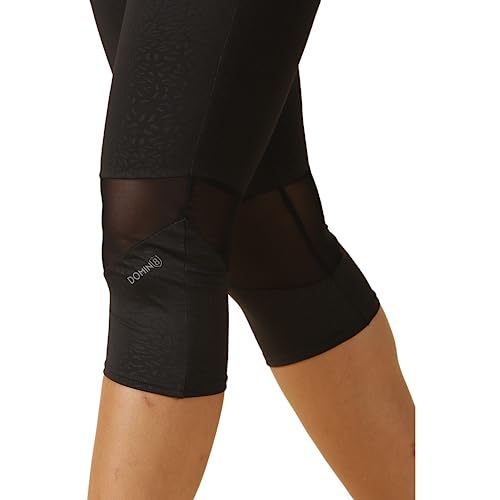 Image of DOMIN8 Capri Pants for Women | Polyester Blend Capri for Women | Black - M