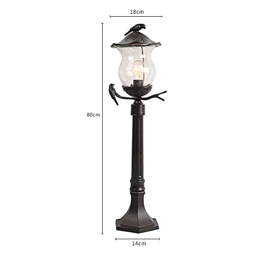 Farol exterior E27 resistente al óxido e impermeable para iluminación de césped 8