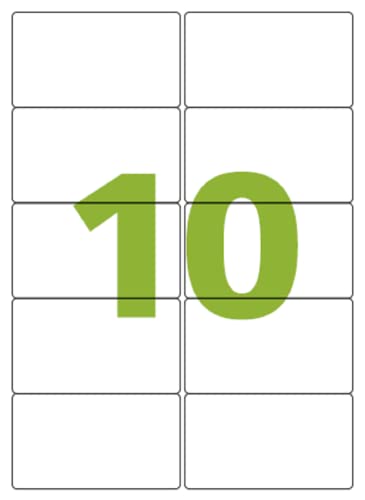 ColaCril Etiqueta Adesiva Ink-Jet/Laser A4, CA4350, Branco, 99.9 x 55.8 mm, envelope com 100 fls-100