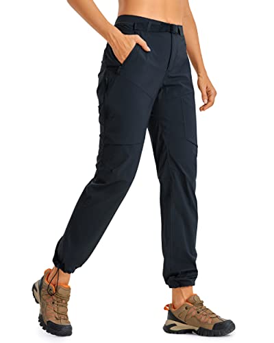 CRZ YOGA Calça feminina leve para caminhada ao ar livre FPS 50+ impermeável stretch atlético treino
