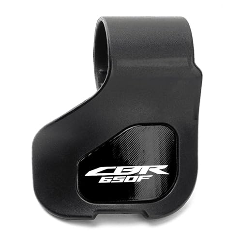 HUAWAMOTO Motorradzubehör Drosselklappenverstärker-Clip Unterstützen Lenker Arbeitsersparnis Für Honda CBR650F CBR650F CBR 650F(SCHWARZ)