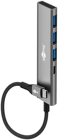 goobay USB 3.2 Hub with 4 Ports Multi-Port Adapter 5Gbps High Spe...