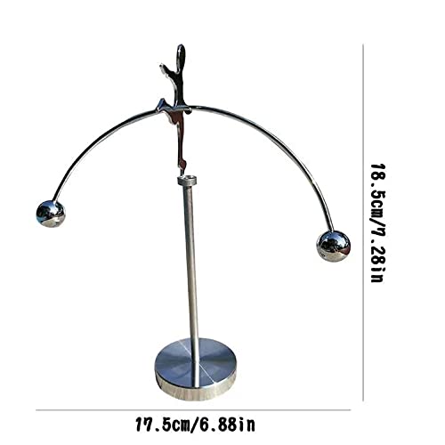 Image of AUGEN Balancing Pendulum Durable Metal Innovative Stress Relief Toy for Home Office Desktop Gift Decoration (1 Piece, 7709A4)