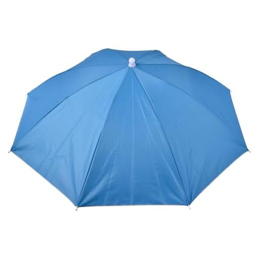 Umbrella Hat - Hands Free Umbrella Hat | Fishing Sun Protection Hat | UV Protection Cap Adjustable Headwear for Fishing, Golf, Camping, Gardening, Outdoor Sun and Rain Protection