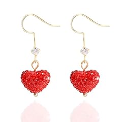 F:Red Heart Earrings