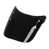 ANGGREK Pare brise de Moto, Matériau PC, Déflecteur de Vent pour Phares de 5 Pouces et 7 Pouces, Compatible avec VX 800 SV 650 GS 500E GSF 600N 1200N (BLACK)