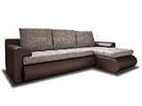 sofa design berlin flohrstr Ecksofa mit Schlaffunktion und Bettkasten (Schlaffläche: 200x120 cm)