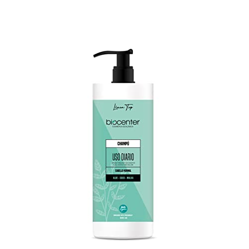 BIOCENTER Champú natural Uso Diario - para todo tipo de cabello y uso frecuente - 500 ml