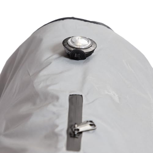 Danish Design 3-in-1-Hundemantel, reflektierend, 57 cm, wetterfest, mit Fleece gefüttert, stilvoller Regenmantel für Hunde